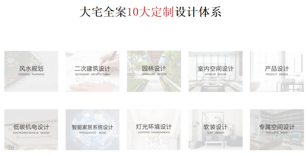 全案整裝設計內(nèi)容